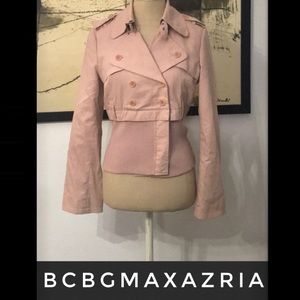 BCBGMAXAZRIA pink mauve jacket sz small